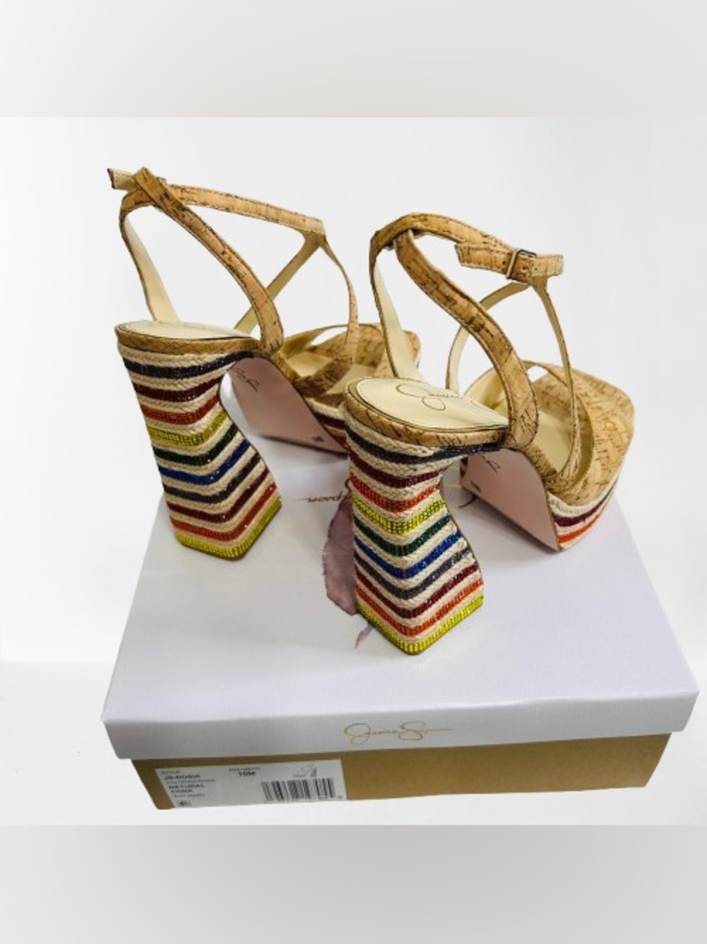 Jessica Simpson Women’s Dosia Strappy Platform Dress Sandals - Picture 5 of 15